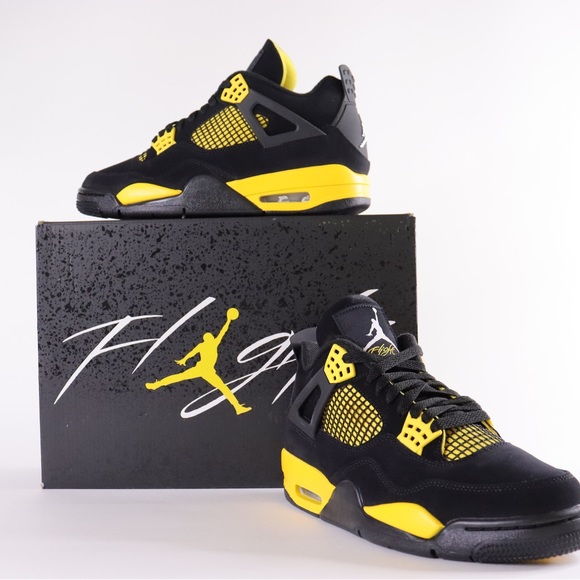 ♦️SOLD♦️AIR JORDAN 4 YELLOW THUNDER - Picture 7 of 7
